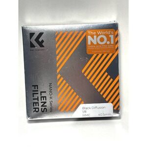 K&F Concept Nano-K Black Diffusion 1/8 HMC 40.5mm Lens Filter New In Box